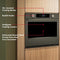 30-inch Smart Electric Single Wall Oven With Intelligent Cooking Camera - Black Ore