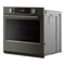 30-inch Smart Electric Single Wall Oven With Intelligent Cooking Camera - Black Ore