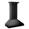 30 In. Wooden Convertible Vent Wall Mount Range Hood In Black