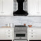 30 In. Wooden Convertible Vent Wall Mount Range Hood In Black