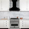 30 In. Wooden Convertible Vent Wall Mount Range Hood In Black