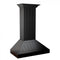 36 In. Wooden Convertible Vent Wall Mount Range Hood In Black