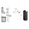 61" Wooden Chimney Extension for Ceilings up to 12 ft.
