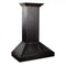 30 In. Wooden Convertible Vent Wall Mount Range Hood In Rustic Dark Finish