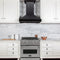 30 In. Wooden Convertible Vent Wall Mount Range Hood In Rustic Dark Finish
