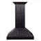 30 In. Wooden Convertible Vent Wall Mount Range Hood In Rustic Dark Finish