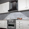 30 In. Wooden Convertible Vent Wall Mount Range Hood In Rustic Dark Finish