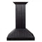 30 In. Wooden Convertible Vent Wall Mount Range Hood In Rustic Dark Finish