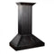 36 In. Wooden Convertible Vent Wall Mount Range Hood In Rustic Dark Finish
