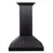 36 In. Wooden Convertible Vent Wall Mount Range Hood In Rustic Dark Finish
