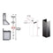61" Wooden Chimney Extension for Ceilings up to 12 ft.