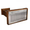 30 In. Wooden Wall Mount Range Hood In Rustic Light Finish