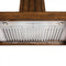 36 In. Wooden Wall Mount Range Hood In Rustic Light Finish