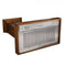 36 In. Wooden Wall Mount Range Hood In Rustic Light Finish