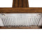 36 In. Wooden Wall Mount Range Hood In Rustic Light Finish
