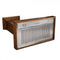 36 In. Wooden Wall Mount Range Hood In Rustic Light Finish