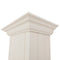 36 In. Ducted Vent Wooden Wall Mount Range Hood In Cottage White