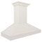 48 In. Ducted Vent Wooden Wall Mount Range Hood In Cottage White