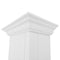 30 In. Wooden Wall Mount Range Hood In Shiplap Bright White Finish