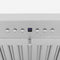 30 In. Wooden Wall Mount Range Hood In Shiplap Bright White Finish