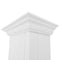 36 In. Wooden Wall Mount Range Hood In Shiplap Bright White Finish