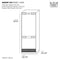 30” Built-In, Counter-Depth, Single Door Refrigerator