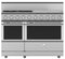 48" Range 4 Burner with 24" Griddle