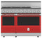 48" Range 5 Burner with 12" Griddle