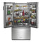 23.8 cu. ft. 36" Counter-Depth French Door Platinum Interior Refrigerator with PrintShield® Finish