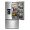 23.8 cu. ft. 36" Counter-Depth French Door Platinum Interior Refrigerator with PrintShield® Finish