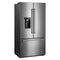 23.8 cu. ft. 36" Counter-Depth French Door Platinum Interior Refrigerator with PrintShield® Finish