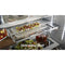 23.8 cu. ft. 36" Counter-Depth French Door Platinum Interior Refrigerator with PrintShield® Finish