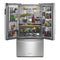 23.8 cu. ft. 36" Counter-Depth French Door Platinum Interior Refrigerator with PrintShield® Finish