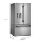 30 Cu. Ft. French Door Refrigerator With Exterior Water And Ice