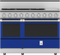 48" Range 5 Burner with 12" Griddle