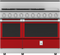 48" Range 5 Burner with 12" Griddle