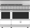 48" Range 5 Burner with 12" Griddle