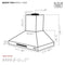 30″ Wall Mounted Range Hood