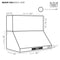 30″ Wall Mounted Range Hood