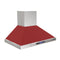 48″ Wall Mounted Color Range Hood