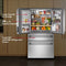 29 Cu. Ft. French Door Refrigerator With Exterior Water And Ice And Freshchill™ Full-width Refrigerated Drawer