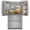 25.8 Cu. Ft. 36" Multi-door Freestanding Refrigerator With Platinum Interior Design