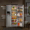 20.8 Cu. Ft. Counter-depth Side-by-side Refrigerator With Exterior Ice And Water Dispenser And Removable Under-shelf Wine Rack