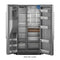 20.8 Cu. Ft. Counter-depth Side-by-side Refrigerator With Exterior Ice And Water Dispenser In Black Ore