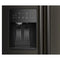 20.8 Cu. Ft. Counter-depth Side-by-side Refrigerator With Exterior Ice And Water Dispenser In Black Ore