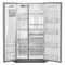19.9 cu ft. Counter-Depth Side-by-Side Refrigerator with Exterior Ice and Water and PrintShield™ finish