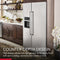19.9 cu ft. Counter-Depth Side-by-Side Refrigerator with Exterior Ice and Water and PrintShield™ finish
