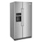 19.9 cu ft. Counter-Depth Side-by-Side Refrigerator with Exterior Ice and Water and PrintShield™ finish