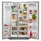 19.9 cu ft. Counter-Depth Side-by-Side Refrigerator with Exterior Ice and Water and PrintShield™ finish