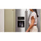 19.9 cu ft. Counter-Depth Side-by-Side Refrigerator with Exterior Ice and Water and PrintShield™ finish